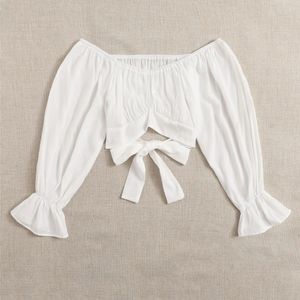 Off the shoulder crop top